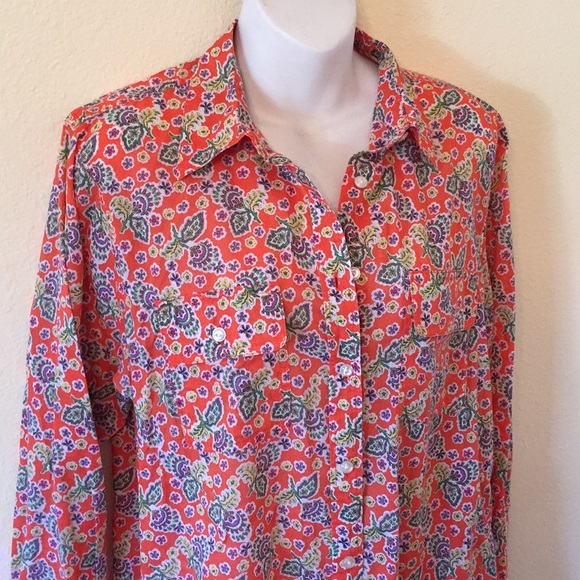 RALPH LAUREN FLORAL TOP - Picture 2 of 6